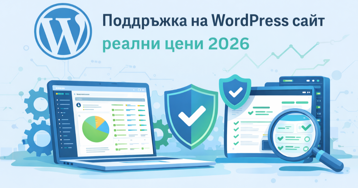 Поддръжка на WordPress сайт – реални цени и професионална поддръжка през 2026 година